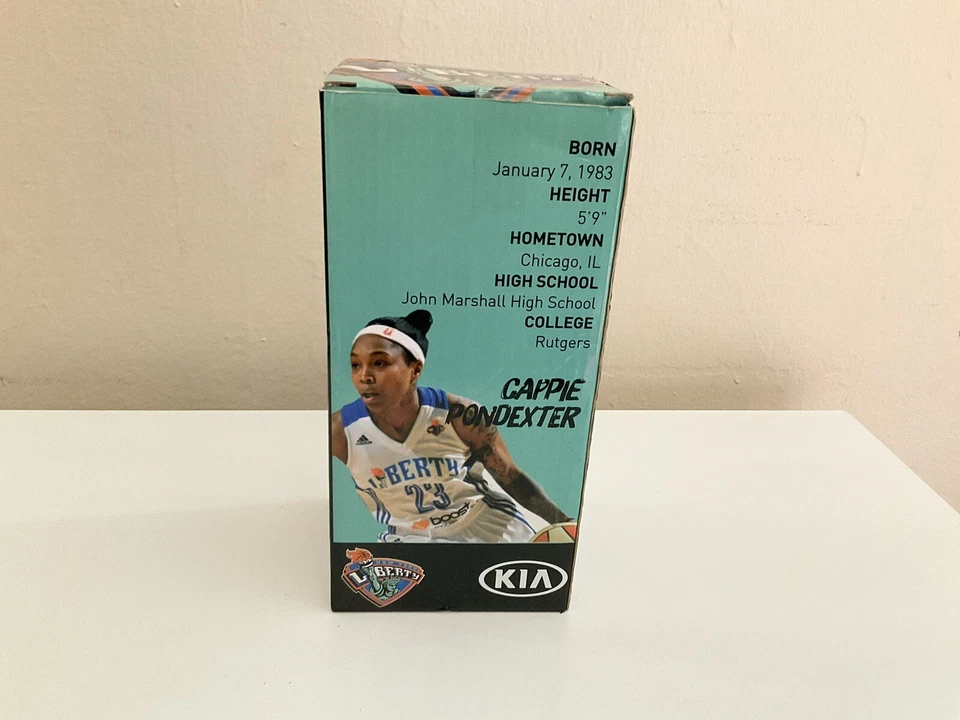 Cappie Pondexter 2014 WNBA New York Liberty KIA Bobblehead NIB - Image 2 of 4