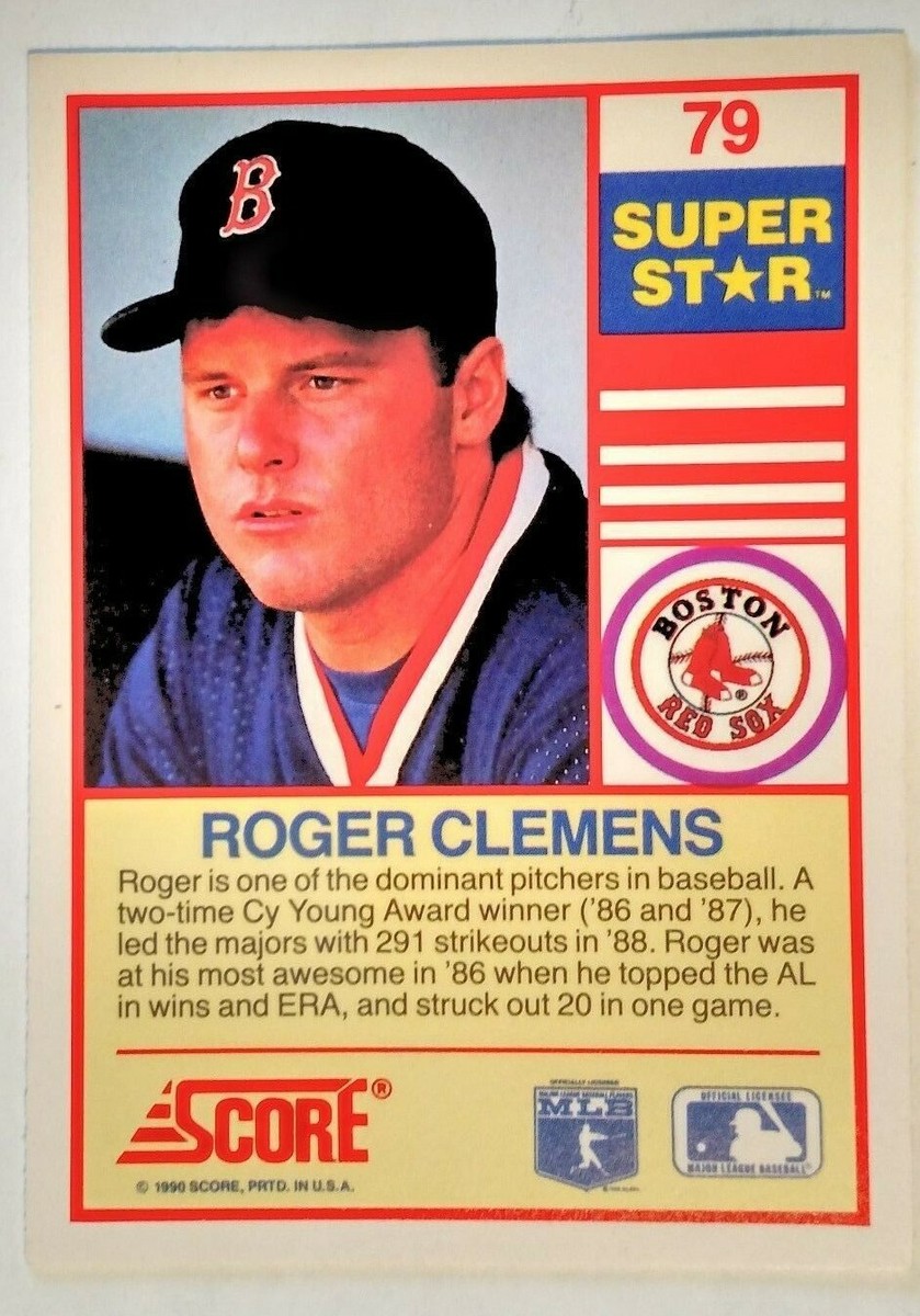 WBC❗️ メジャー❗️Roger Clemens USA代表ジャージーカード Roger Clemens #90 (1991 Fleer) Baseball Card, Boston Red Sox