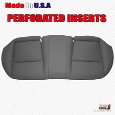 2004 to 2006 FITS Acura TL REAR Bench Bottom Perforated Leather Cover Dark Gray