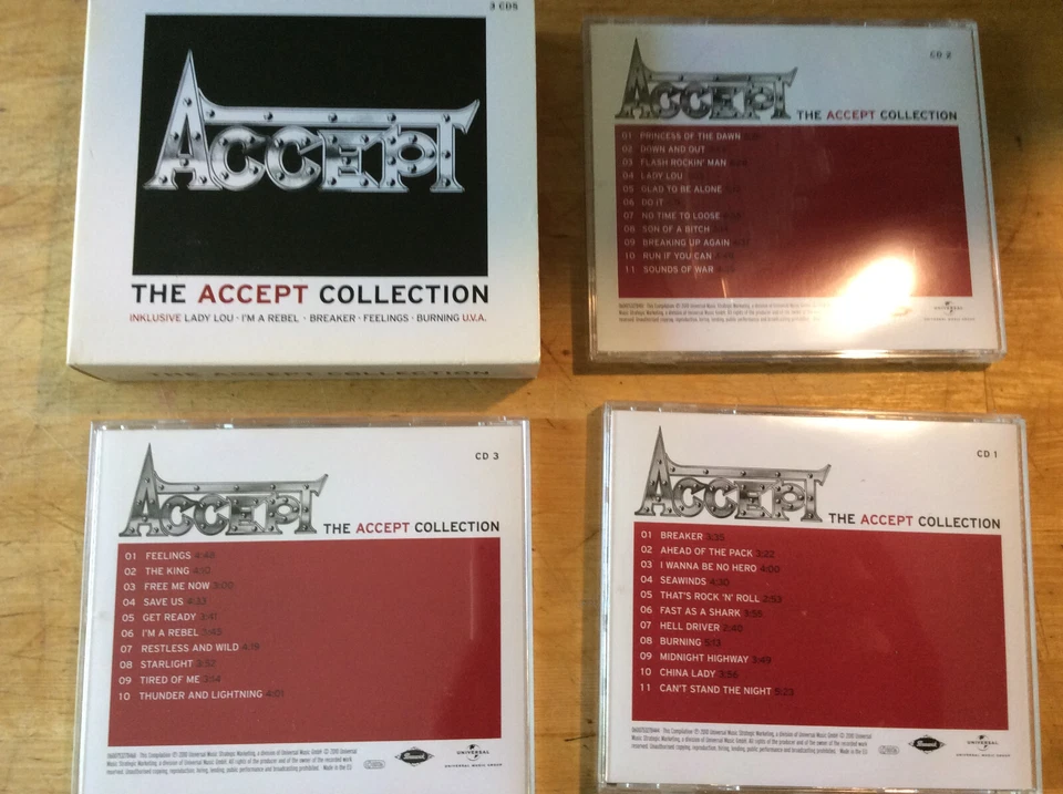 Accept - The Accept Collection  [3 CD Box]