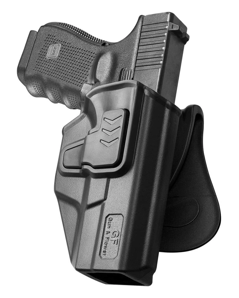 Funda de paleta nivel II/2 OWB con liberación de dedo índice Glock 19/19X/23/32/44/45 Foto 2 de 4