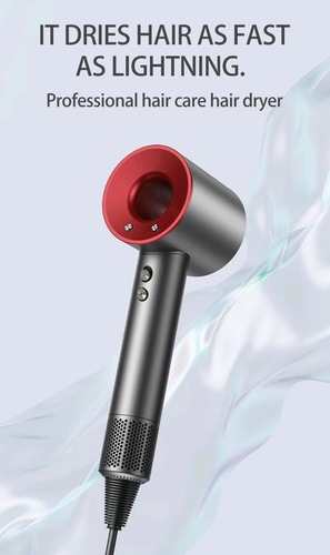 Negative Ion Supersonic Hair Dryer - HD01 HD07 230 Volt Leakage Protector