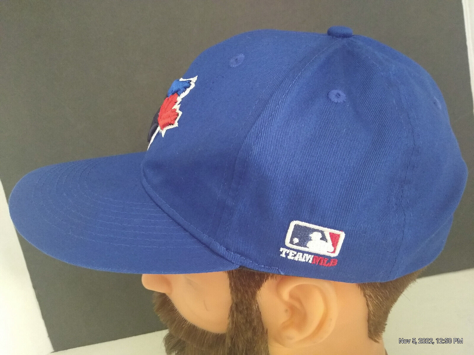 Toronto Blue Jays MLB Logo Baseball Style Hat Blue - image 6