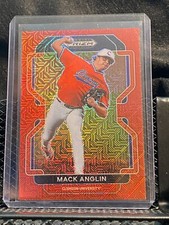 Mack Anglin 2022 Prizm Draft Red Mojo #205 Clemson / Royals