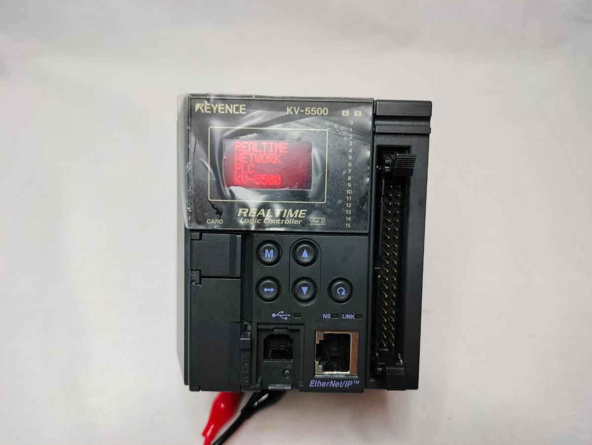 Keyence KV-5500 KV5500 CPU Module Programmable Controller w/ End