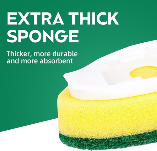 Dishwand Sponges Refills 6, Dish Wand Replacement Sponge Heads Non Scratch Heavy - 第 2/10 張圖片