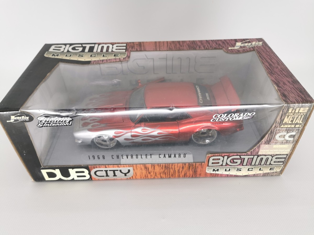 BIGTIME MUSCLE 1/18ème 1968 CHEVROLET CAMARO ROUGE +++ | eBay