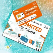 Global 4G LTE International SIM | 3GB High Speed | 30 Days | 50+ Countries