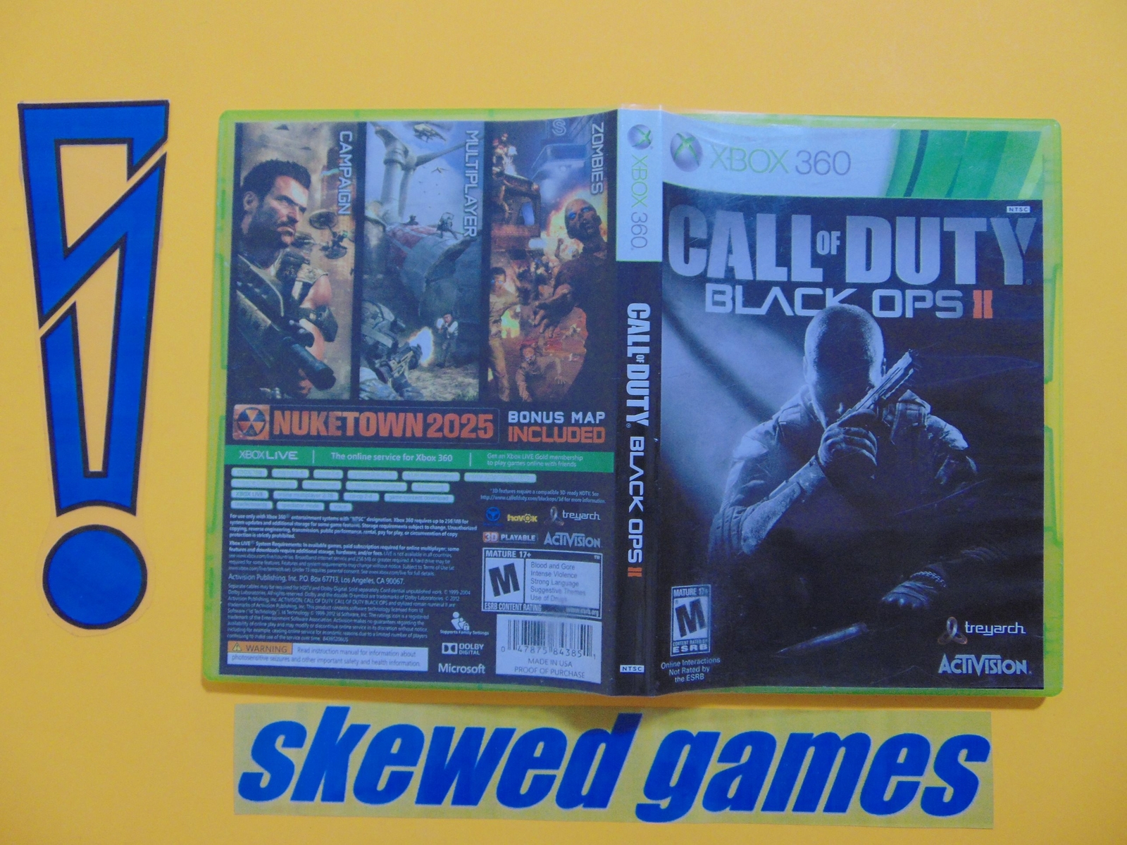 Call of Duty Black Ops II 2 cib XBox 360 Microsoft eBay