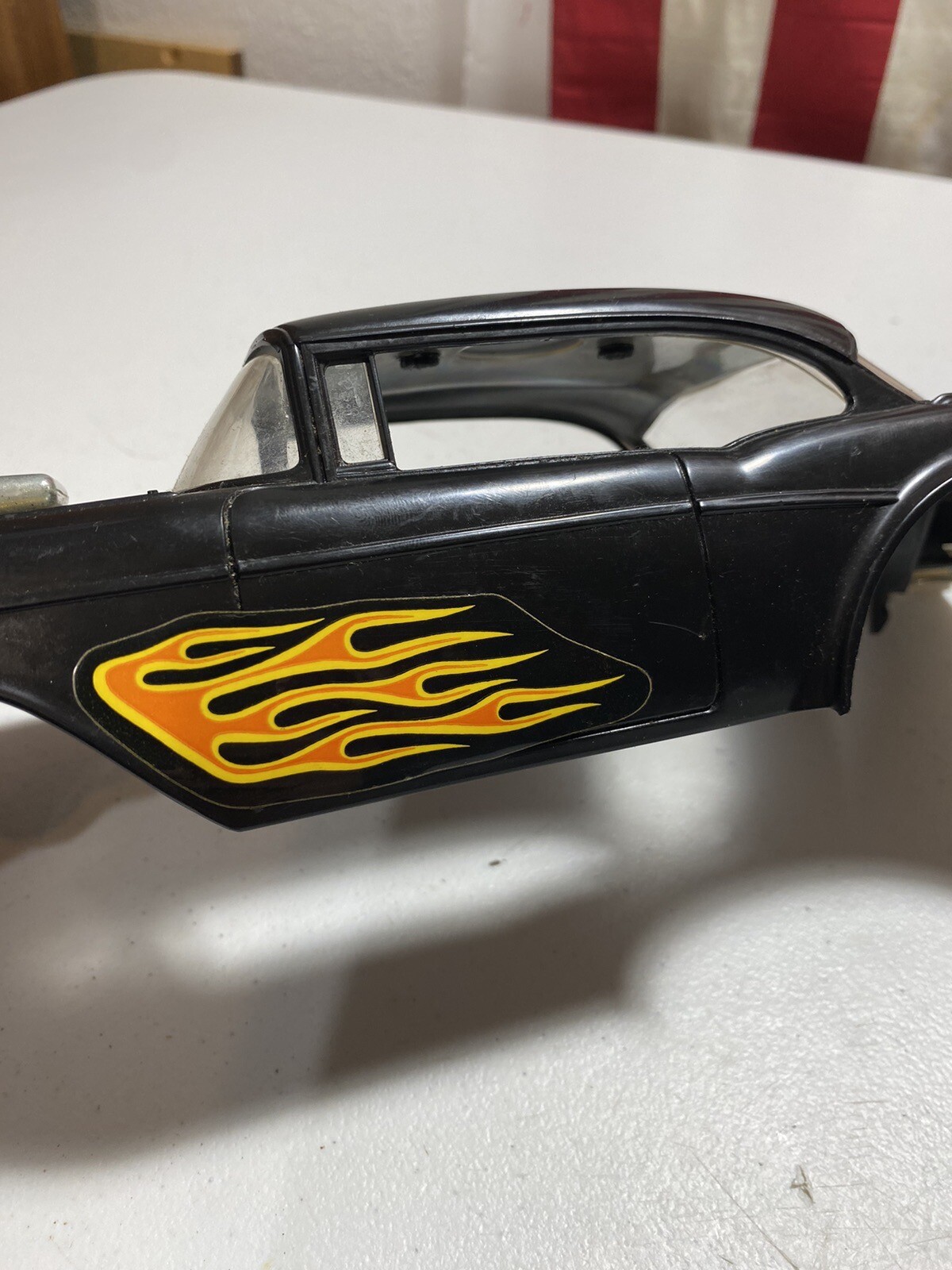 Vintage Testors 57 Chevy gas engine Powered tether car model toy 1977