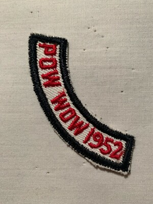 1952 Chicago Area Council Cub Pow-Wow BSA Activity Patch