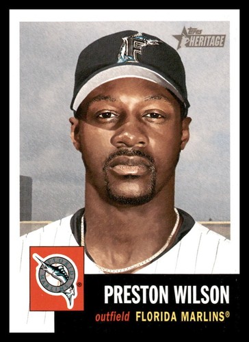 2002 Topps Heritage Preston Wilson #100 card