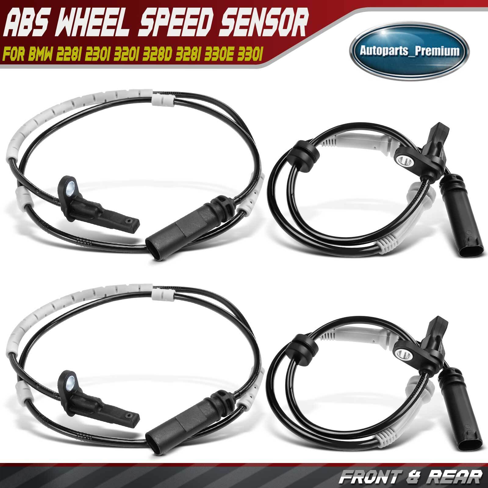 4xFront&Rear ABS Wheel Speed Sensor for BMW F30/F32/F33 230i 328i 328d 335i 440i