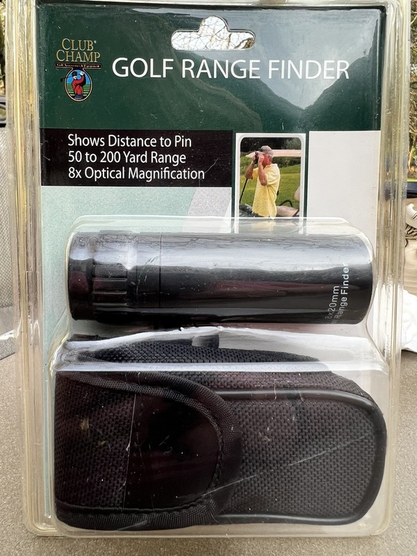 NIP  Club Champ Golf Range Finder 8x Optical Magnification 50 to 200 Yard Range