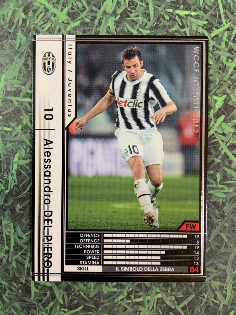 Panini WCCF 2011-12 Alessandro Del Piero Juventus FC Football