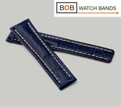 BOB FALTSCHLIESSENUHRBAND Kompatibel nur mit Breitlingfaltschliesse 20 od. 22 mm