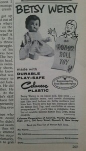 betsy wetsy doll 1956