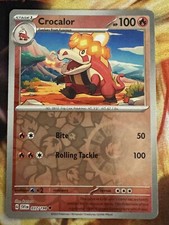 Pokémon TCG Crocalor 037/198 Sv01: Scarlet & Violet Base Set Reverse Holo