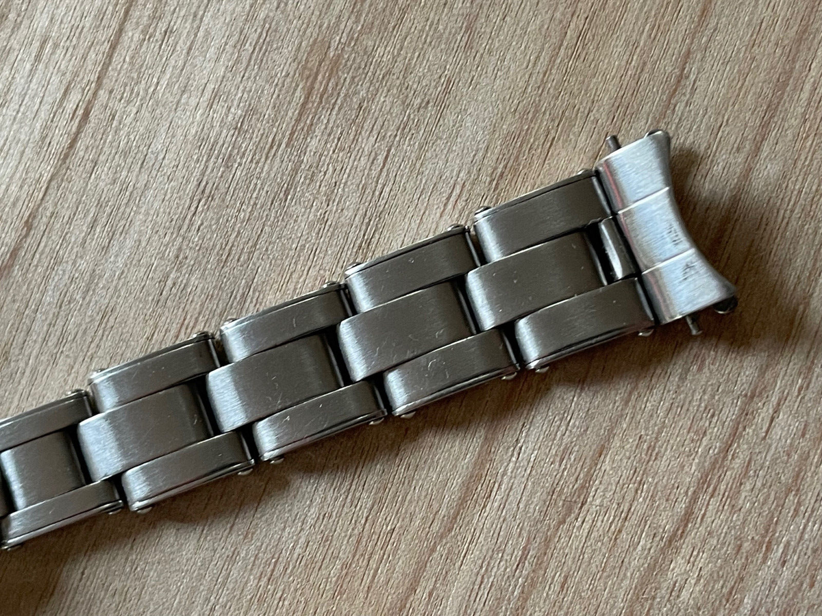 Vintage 1968 Rolex 7204 Watch Bracelet Rivet Link 13mm with 66 End