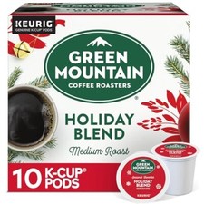 Green Mountain Coffee Roasters Holiday Blend Medium Roast K Cup Pods 12 Count