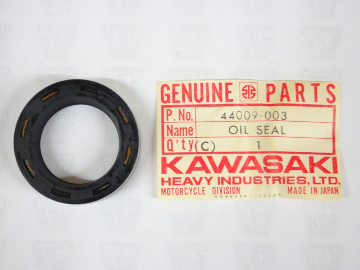 Kawasaki NOS NEW 44009-003 Fork Oil Seal C2 D1 G3 J1 KH C2SS C2TR