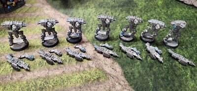 Warhammer 40K- Necron Raider OOP METAL NECRON Immortals X7 Vintage OLDHAMMER 2ED