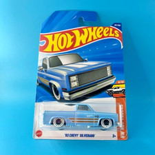 HOT WHEELS 2025 '83 CHEVY SILVERADO PEARL LIGHT BLUE 157/250 HYY91 HW HOT TRUCKS