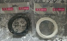 20 Mt 65 ft Paper Covered Craft Wire 10 Mt White  10 Mt Black SX Deco
