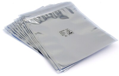 100x Antistatik ESD Druckverschluss-Beutel 200mm x 250mm 20x25cm Protective Bags