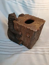 Avanti Linens Black Bear Lodge Tissue Box Cover