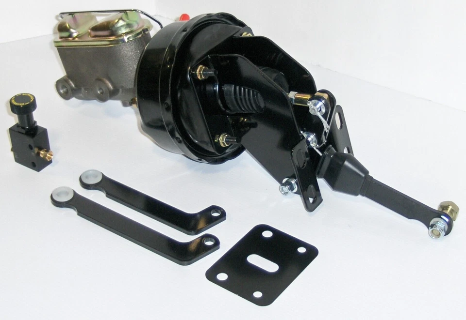 Kit de válvula de cilindro maestro de refuerzo de freno eléctrico de 9" para Mopar Chrysler Dodge Foto 2 de 4