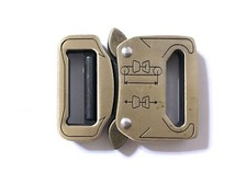 New Metal Belt Buckle Tactical Rescue Rigger Quick Release 28MM Black/Bronze