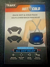 Hot & Cold Back Wrap – Lower Back Pain Relief + Microwave Safe by Trakk