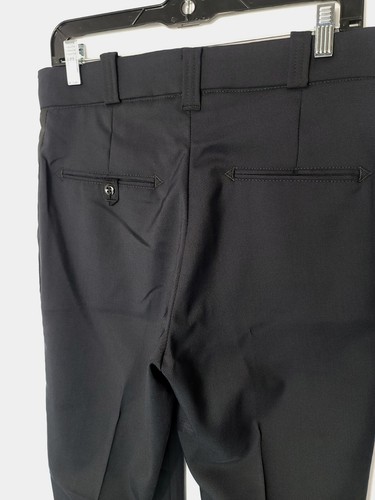 Horace Small Trousers XP24CXC Navy Blue Black Stripe Police 06R 32x36 Unhemmed - Picture 9 of 13