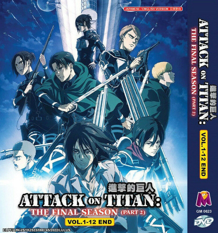 Attack On Titan :The final season (Season 4 - Part 2) * 2 Discs