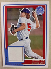 2023 Panini USA 18U National Team AUSTIN NYE WHITE JERSEY Swatch /200 FREE S&H!!