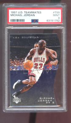 1997-98 Upper Deck Teammates All-Star Team #T59 Michael Jordan PSA