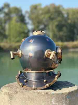 Casque De Plongée Ancien Reproduction - US Navy Mark V - Boston - Déco