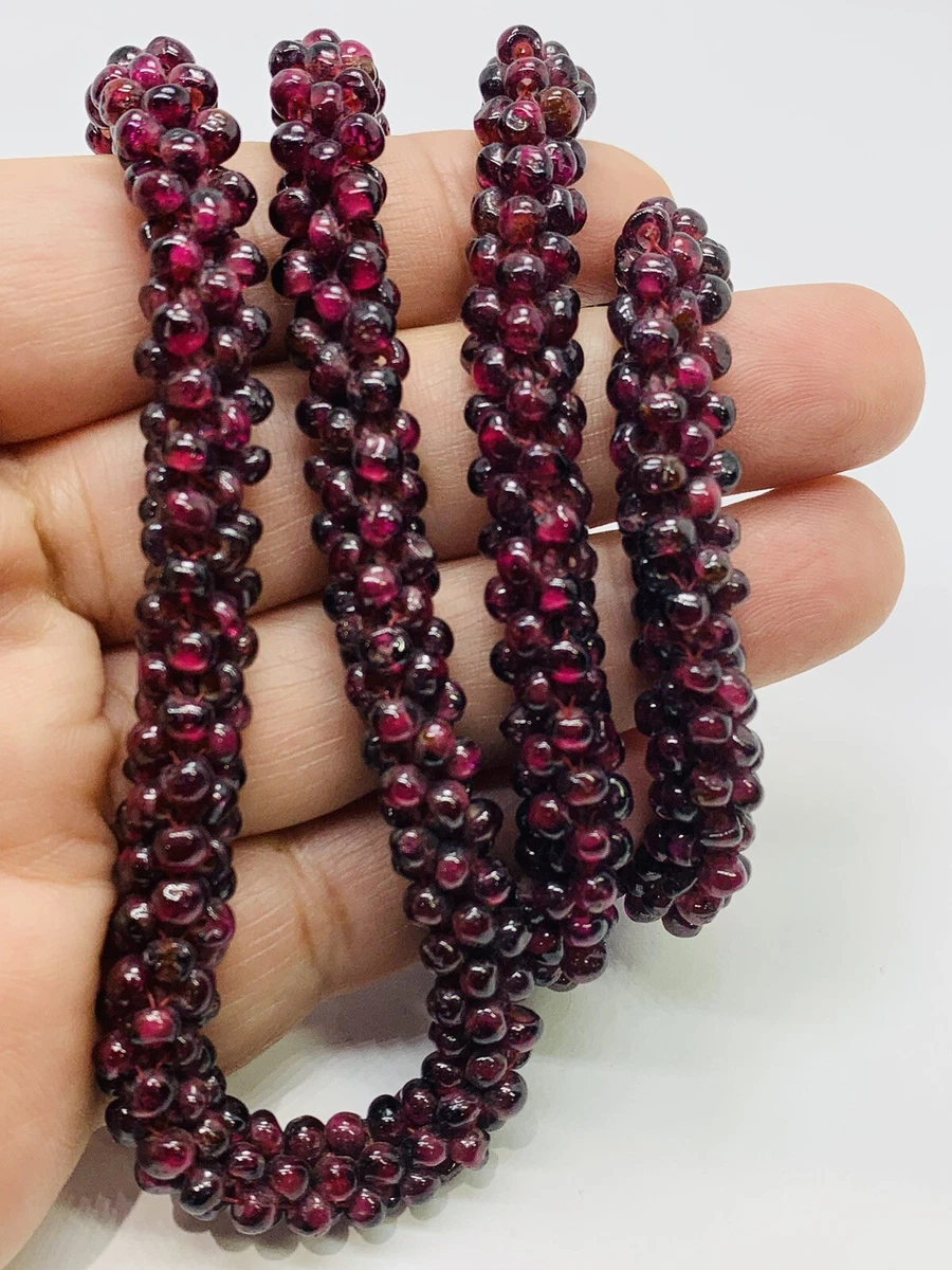Necklace with shop garnet stone