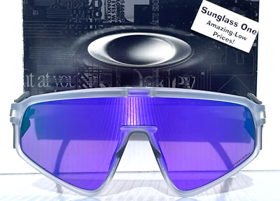 NEW Oakley LATCH PANEL Matte Clear PRIZM Purple Lens Sunglass 9404