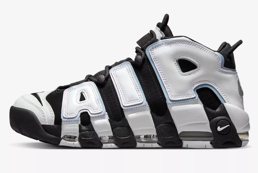 Nike Air More Uptempo Black-White New Sneakers Men's Size 10.5 US