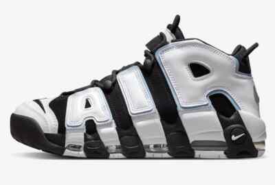 Nike Air More Uptempo ホワイト/ブラック Nike Air More Uptempo Black-White New Sneakers Men's Size 10.5 US
