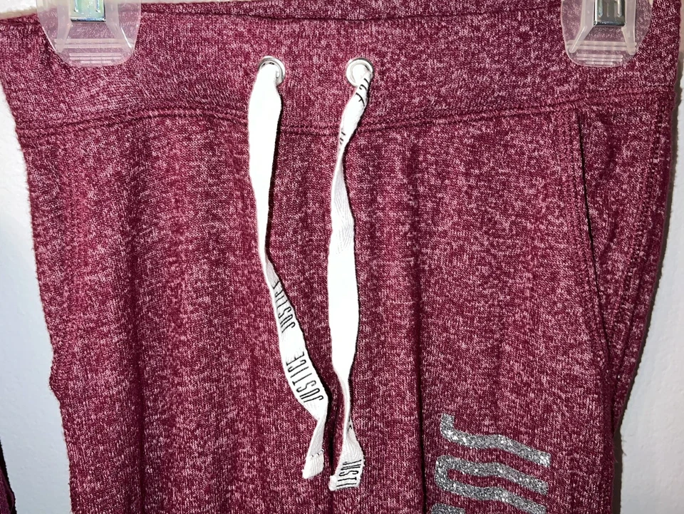 Conjunto de 2 sudaderas con capucha/corretes Justice Active para niñas - usado en excelente estado - talla 6/7 Foto 4 de 4