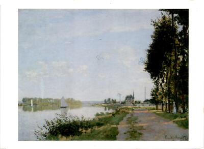 Vintage Postcard: Claude Monet's 'Argenteuil' at National Gallery