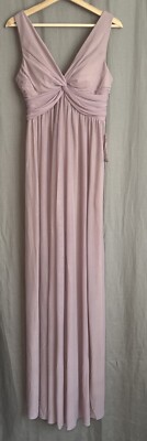 long silk bridesmaid dresses Ever-Pretty Spaghetti Strap High Slit Chiffon Bridesmaid Dress