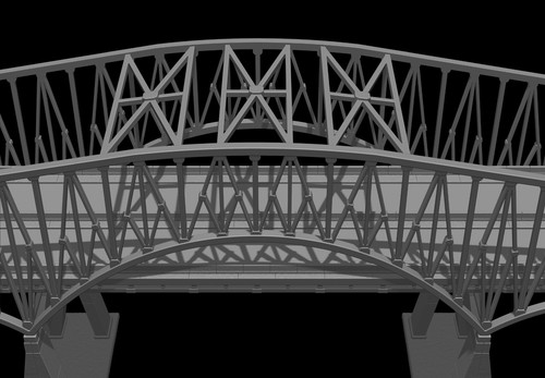 Bridge H0 scale trains Baltimore bridge reproduction File for 3D Printer - 第 15/21 張圖片