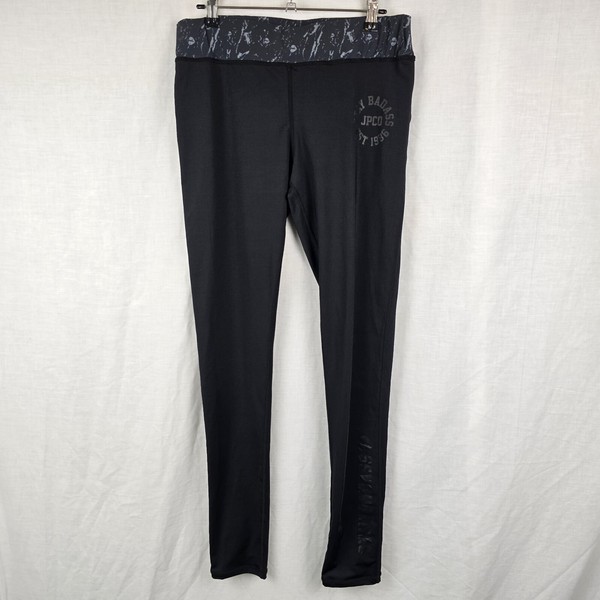 JETPILOT Size 14 Leggings Black Training Gym Casual 30" Waist 