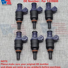 Set of 6 Fuel Injectors For Siemens 01-06 BMW 330CI 330I 530I X3 X5 3.0 1439800