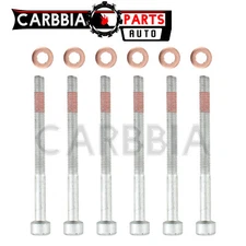 6pcs Injector Screw Retainer Bolt Washer Kit Seal O-Ring for Mercedes Sprinter