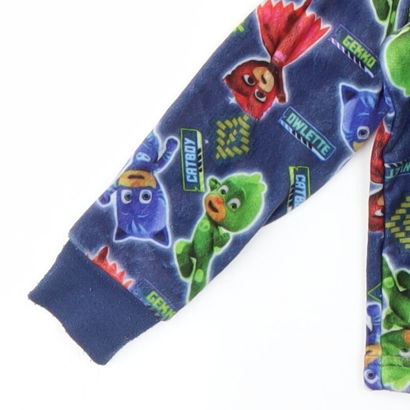 Matalan Boys Blue Polka Dot Polyester Pyjama Top Size 5 Years pj